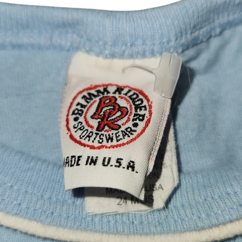 Bimm Ridder Vintage Detroit Tigers Blue Infant One Piece Bodysuit Size 24m‎